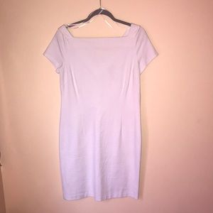 White semi formal dress